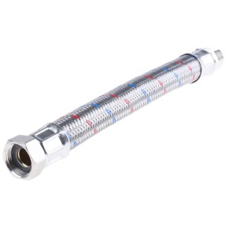 RS PRO Hose Assembly Male/Female 3/4 in BSP, 10 Bar Operating Pressure, 300 mm Length 711-8495