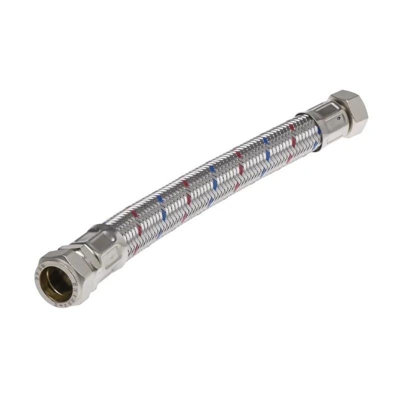 RS PRO Braided Hose Assembly Female 3/4 in BSP, 10 bar Pressure, 300 mm Length, EPDM & Brass 711-8498