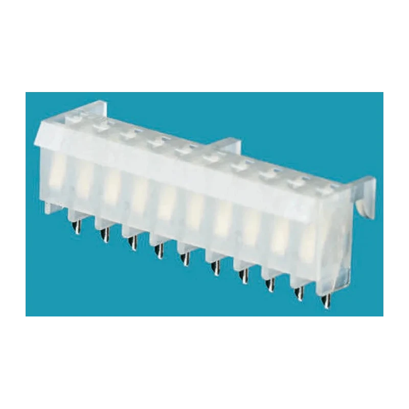 Molex KK 396 Series Straight Through Hole PCB Socket 10-Contact 1 Row 3.96 mm Pitch 250 V 12 A Nylon Housing 09-62-6105