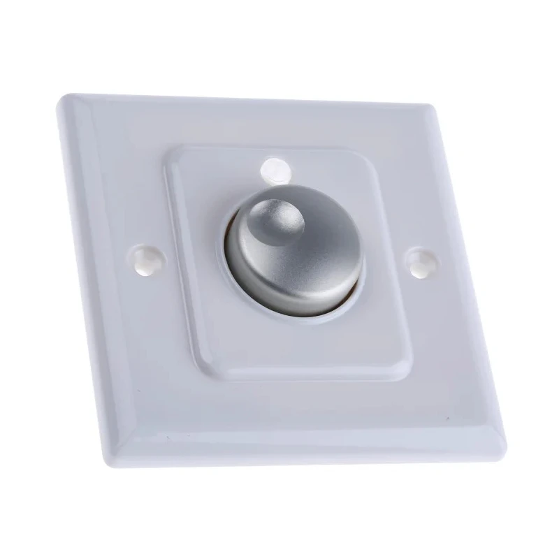 eldoLED Faceplate LED Driver Accessory, White Plastic Faceplate with Aluminium Dial, for DimWheel Colour DMX DLA101W1