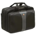 Wenger Legacy 17 in Briefcase Laptop Case Black Nylon 600655