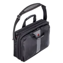 Wenger Legacy 17 in Briefcase Laptop Case Black Nylon 600655