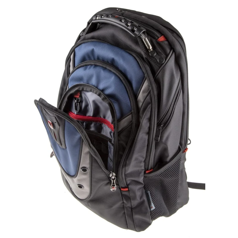 Wenger Ibex 17 in Nylon Laptop Backpack with 4 Compartments Blue 600638