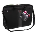 Wenger Legacy 17 in Black Nylon Briefcase Laptop Case with Double Compartments 600654