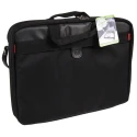 Wenger Legacy 17 in Black Nylon Briefcase Laptop Case with Double Compartments 600654