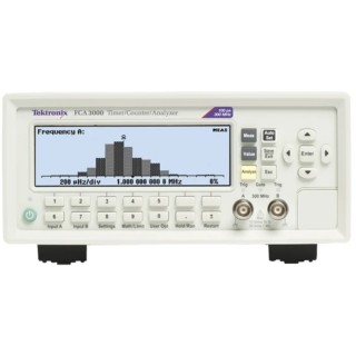 Tektronix FCA3000 Frequency Counter 0.001 Hz Min 300 MHz Max 12 Digits Resolution FCA3000