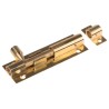 RS PRO Brass Barrel Door Bolt 75 mm, Brass Finish 893-8653