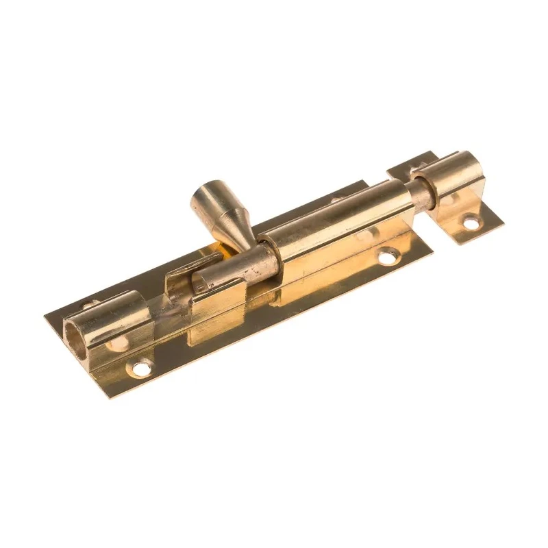 RS PRO Brass Barrel Door Bolt 75 mm, Brass Finish 893-8653