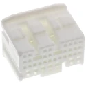 TE Connectivity MULTILOCK 025/040 III Automotive Connector Male Natural Panel Mount 35 Way Crimp Termination 1123338-1