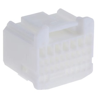 TE Connectivity MULTILOCK 025/040 III Automotive Connector Male Natural Panel Mount 34 Way Crimp Termination 1123337-1