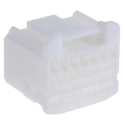 TE Connectivity MULTILOCK 025/040 III Automotive Connector Male Natural Panel Mount 34 Way Crimp Termination 1123337-1