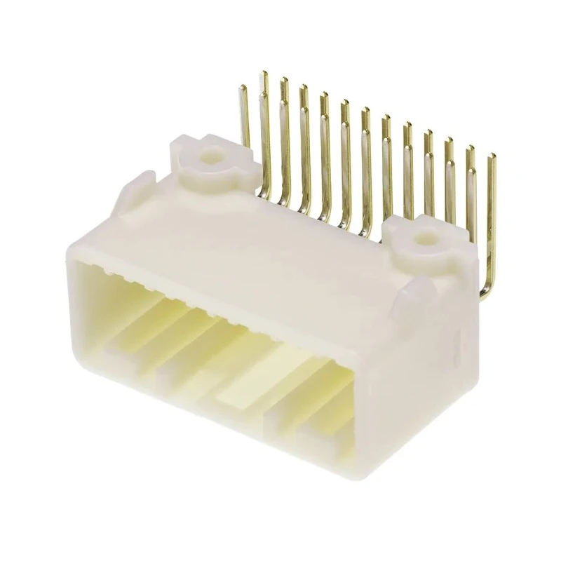 TE Connectivity MULTILOCK 025 Automotive Connector Female Natural Through Hole 24 Way Solder Termination 1318853-2