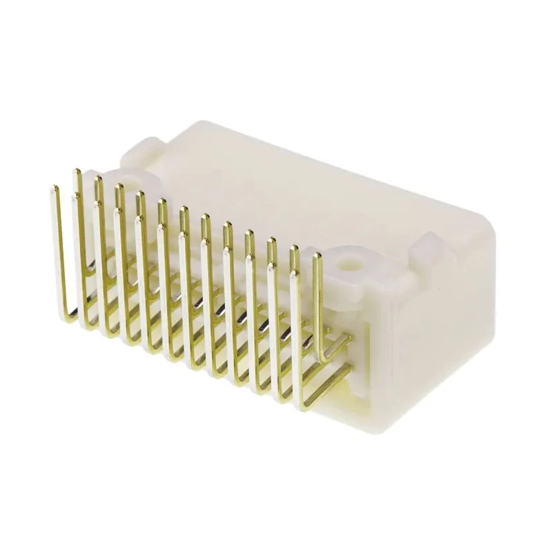 TE Connectivity MULTILOCK 025 Automotive Connector Female Natural Through Hole 24 Way Solder Termination 1318853-2