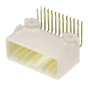 TE Connectivity MULTILOCK 025 Automotive Connector Female Natural 24 Way Through Hole Solder Termination 1318853-2