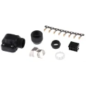 TE Connectivity Micro Motor Automotive Connector Female Cable 8 Way Crimp Termination 1A 1674320-1