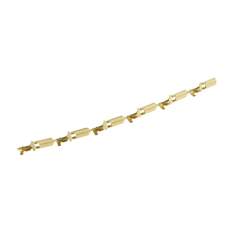 TE Connectivity FASTON .250 Yellow Uninsulated Male Spade Connector, Crimp, 6.35 x 0.8 mm Tab Size 20 AWG to 14 AWG 170340-1