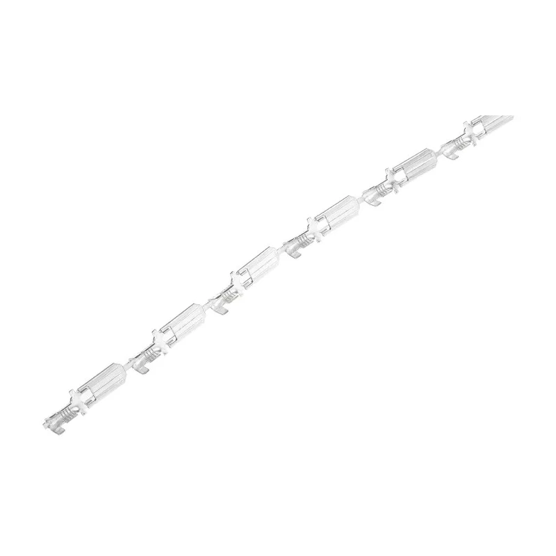 TE Connectivity FASTON .250 Black Uninsulated Male Spade Connector, Crimp, 6 x 0.8 mm Tab Size, 20 AWG to 14 AWG 170340-3