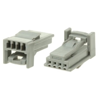 TE Connectivity MULTILOCK 025 Male Connector Housing 2.2 mm Pitch 4 Way 1 Row Straight 1473672-2