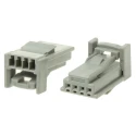 TE Connectivity MULTILOCK 025 Male Connector Housing 4 Way 1 Row Straight 2.2 mm Pitch 1473672-2