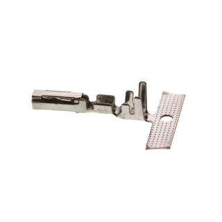 TE Connectivity MULTILOCK 040 II Series Female Crimp Terminal 5A Current, 21-20 AWG Wire Size, Tin Plated Copper 175180-1