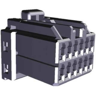 TE Connectivity MULTILOCK 040 II Male Connector Housing 2.5 mm Pitch, 8 Way, 2 Row Straight 175964-2