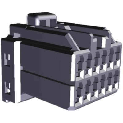 TE Connectivity MULTILOCK 040 II Male Connector Housing 2.5 mm Pitch 8 Way 2 Row Straight 175964-2