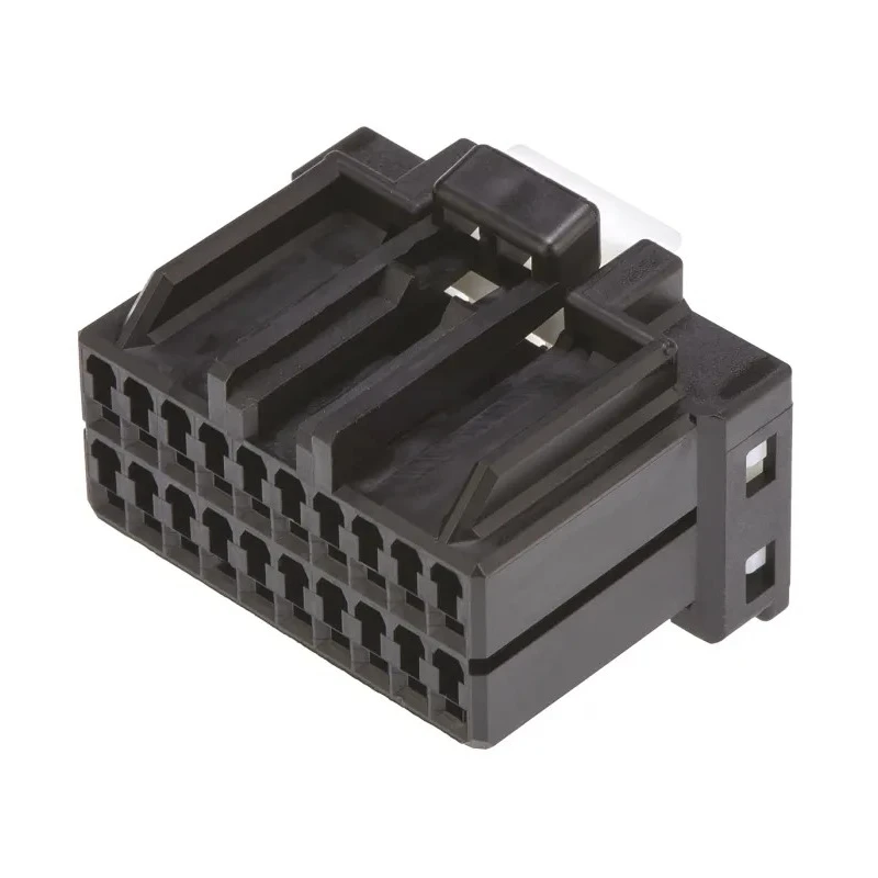TE Connectivity MULTILOCK 040 II Male Connector Housing 20 Contacts 2 Row Straight 2.5 mm Pitch 175967-2