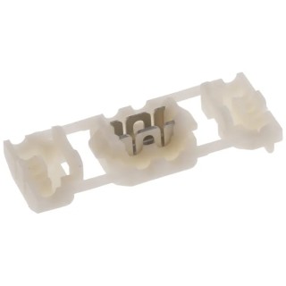 TE Connectivity Insulated Natural 177 Tap Splice Connector 22-24 AWG Brass Tin Plated 12mm 177766-1