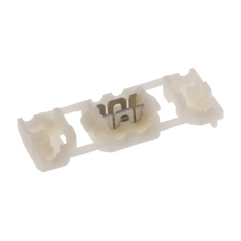 TE Connectivity Insulated Natural 177 Tap Splice Connector 22-24 AWG Brass Tin Plated 12mm 177766-1