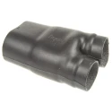 TE Connectivity Heat Shrink Boot 382A0 Fluid Resistant Elastomer Black 43 mm 382A023-25/225-0