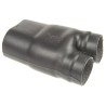 TE Connectivity Heat Shrink Boot 382A023-25/225-0 Black Fluid Resistant Elastomer 43 mm