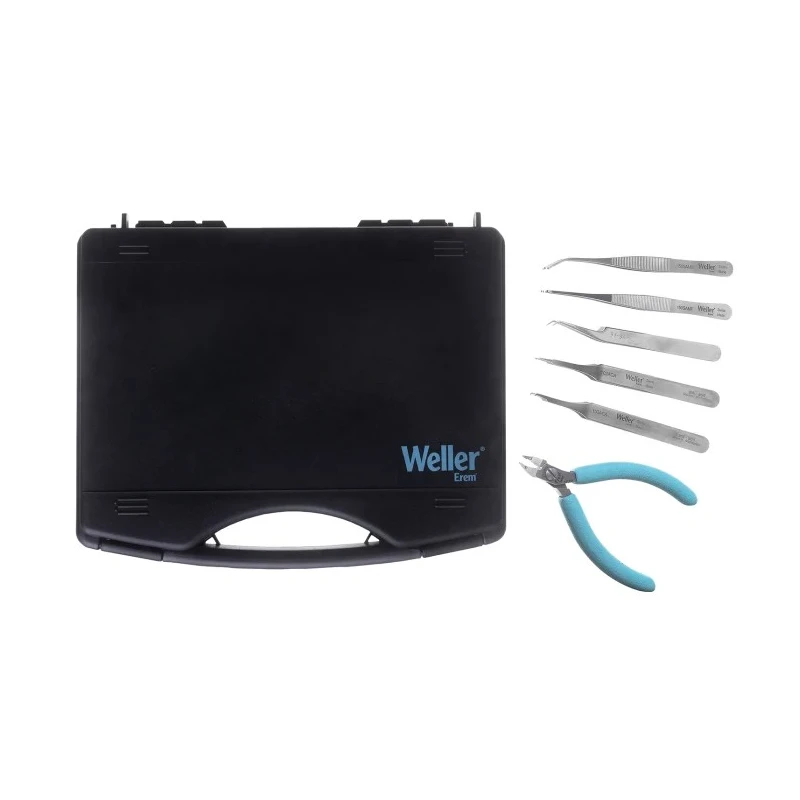 Weller Erem 6 Piece ESD Tool Kit with Case 3900KC