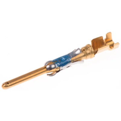 TE Connectivity Type III Series Male Crimp Terminal 13A 18 AWG Min Crimp 16 AWG Max 27.1mm Length 66099-1