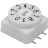 KNITTER-SWITCH Rotary Coded DIP Switch PCB Mount Rotary Actuator Solder Terminal SMR60016
