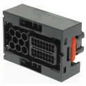 TE Connectivity Micro Quadlok System Automotive Connector Male Black Cable 40 Way Crimp Termination 1473252-1