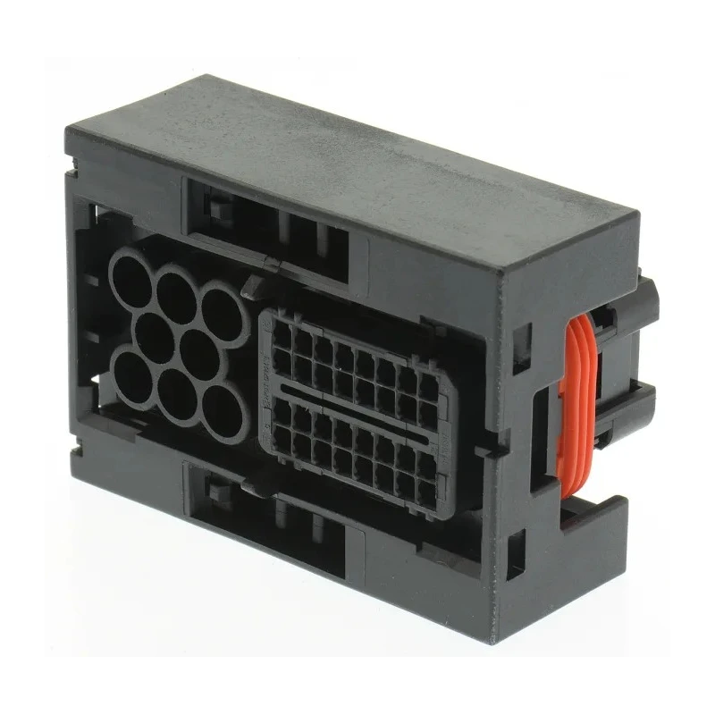 TE Connectivity Micro Quadlok System Automotive Connector Male Black Cable 40 Way Crimp Termination 1473252-1