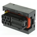 TE Connectivity Micro Quadlok System Automotive Connector Male Black Cable 40 Way Crimp Termination 1473252-1
