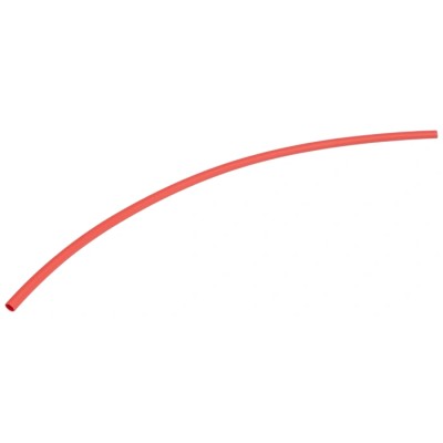HellermannTyton Heat Shrink Tubing, Red, 3.2 mm Sleeve Diameter x 200 mm Length, 3:1 Shrink 308-30311 HIS-3-BAG-3/1-PO-X-RD