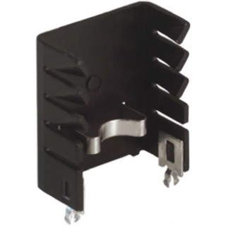 AAVID THERMALLOY Heatsink for Discrete Semiconductor Packages Black Anodised Aluminium 13.4K/W Thermal 534202B02853G