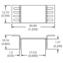 AAVID THERMALLOY Heatsink Copper Surface Mount Thermal Management 14°C/W 573400D00010G