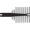 AAVID THERMALLOY Heatsink for Power Semiconductors 75 mm x 100 mm x 40 mm, Clip Fastening, 2.09 K/W Thermal 0S517/100/B
