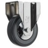 RS PRO Fixed Castor, 50 kg Capacity, 80 mm Wheel Diameter, Rubber Wheel, 109 mm Height 712-4853