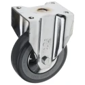 RS PRO Fixed Castor, 50 kg Capacity, 80 mm Wheel Diameter, Rubber Wheel, 109 mm Height 712-4853