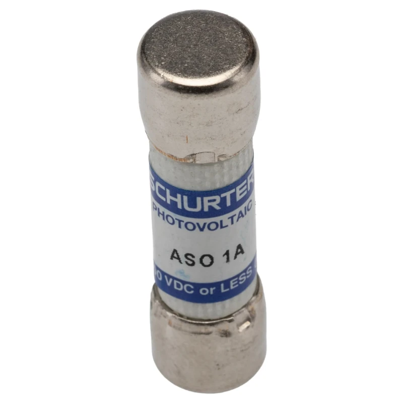 Schurter 1A F Melamine Cartridge Fuse 10 x 38 mm 1kV DC ASO Series 0090.0001