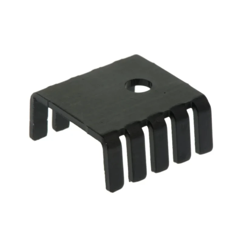 AAVID THERMALLOY TO-220 Packages Heatsink, Black Anodised Finish, 24°C/W Thermal Resistance, 19mm x 20mm x 8.8mm ML7G