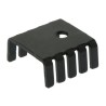 AAVID THERMALLOY TO-220 Packages Heatsink, Black Anodised Finish, 24°C/W Thermal Resistance, 19mm x 20mm x 8.8mm ML7G