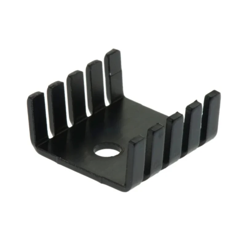 AAVID THERMALLOY TO-220 Packages Heatsink, Black Anodised Finish, 24°C/W Thermal Resistance, 19mm x 20mm x 8.8mm ML7G