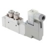 SMC Pneumatic Solenoid Valve, 5 Ports, One-Touch Fitting, 230V AC, 0.7 MPa Max Pressure SY5000