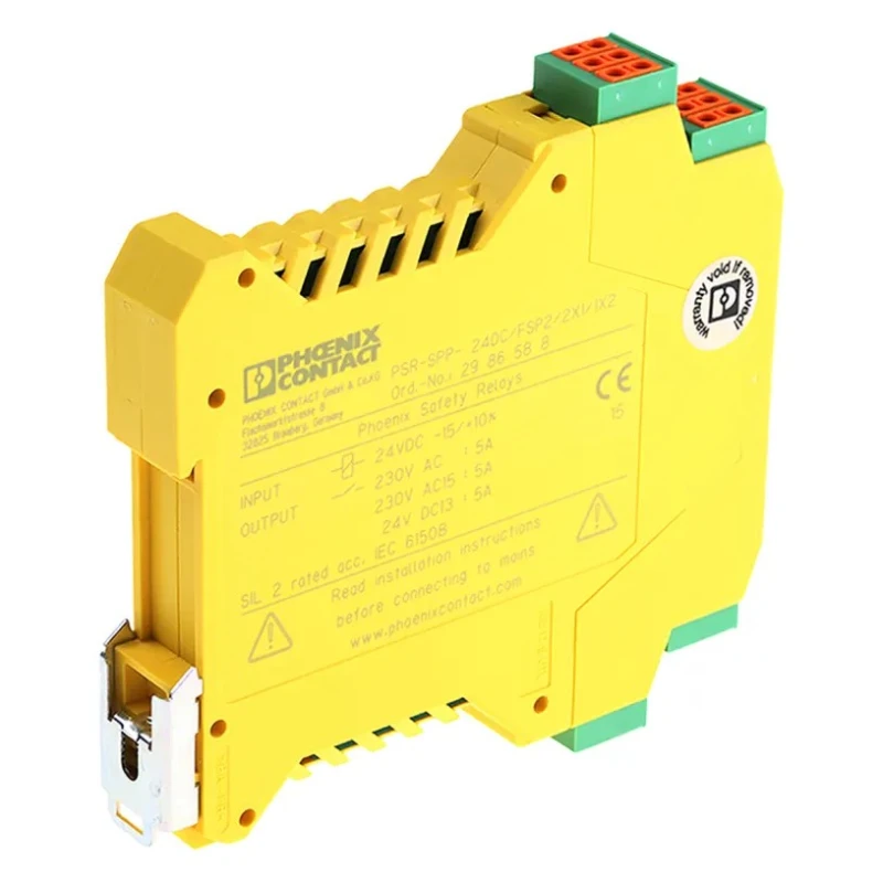 Phoenix Contact 24V dc Coupling Relay with 3 Safety Contacts PSR-SPP-24DC/FSP2/2X1/1X2 FSP2