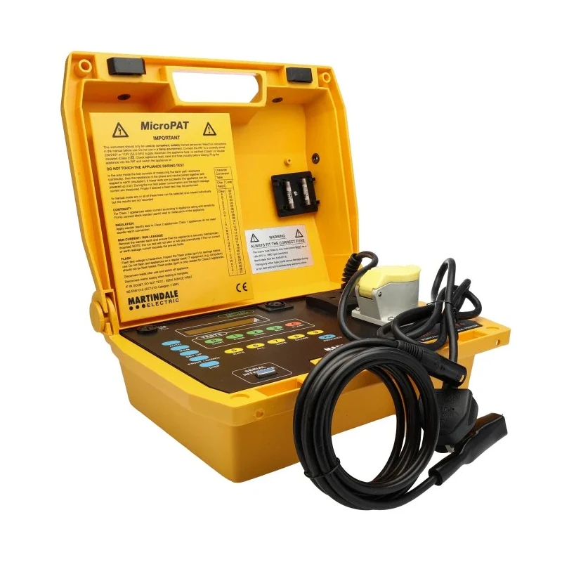 Martindale Computerised PAT Tester MPATPLUS, Class II and Class I Test Type, Automatic & Manual, IEC 1010 Standard MPATPLUS